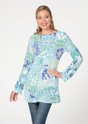 Hawaii Isles (13609) ~ Banded Boatneck Tunic