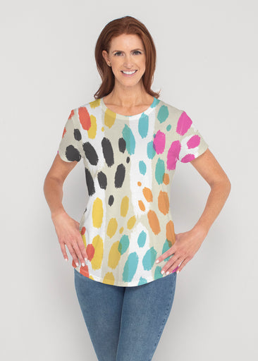 Santa Fe (14267) ~ Contoured Tri-Blend Scoop Tee