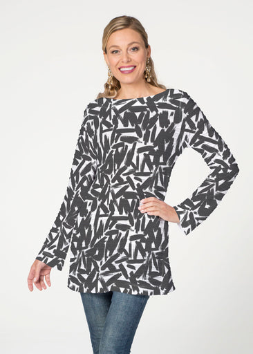 Pick Up Sticks (14300) ~ Banded Boatneck Tunic