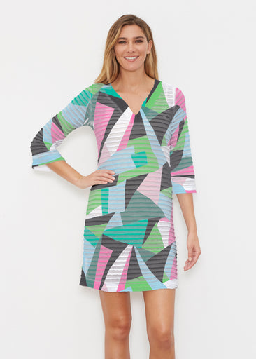 Gems (14314) ~ Banded 3/4 Sleeve Dress