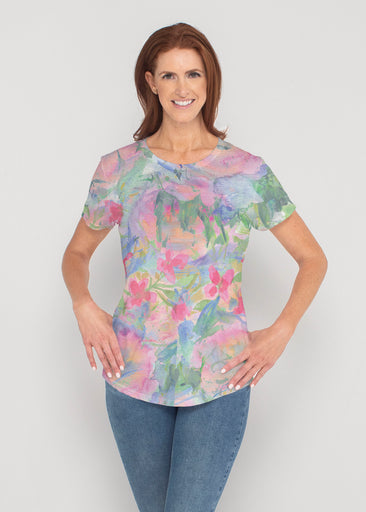 Penelope (17255) ~ Contoured Tri-Blend Scoop Tee