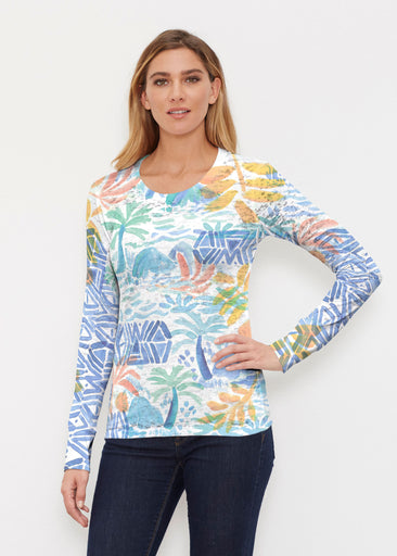 Bahama Mama (17256) ~ Thermal Long Sleeve Crew Shirt