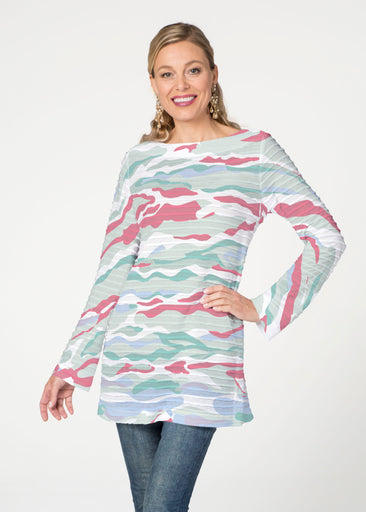 Mountain View Brick (17296) ~ Banded Boatneck Tunic