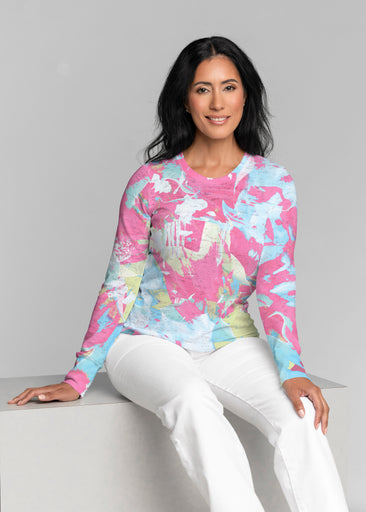 Miami Splash (26001) ~ Thermal Long Sleeve Crew Shirt