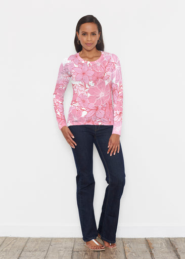 Polly Pink (5268) ~ Signature Long Sleeve Crew Shirt