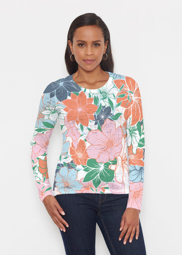 Polly Multi (5272) ~ Signature Long Sleeve Crew Shirt