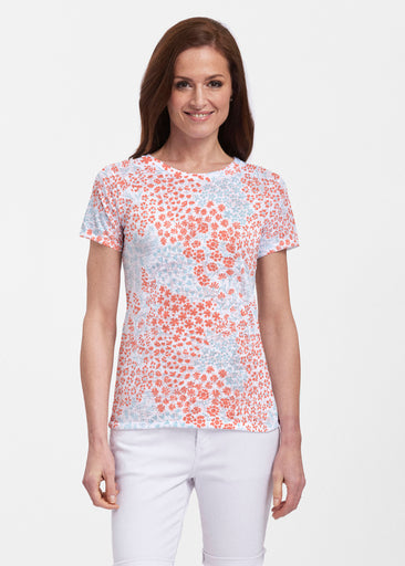Annabelle (8040) ~ Sheer Short Sleeve Crew Shirt