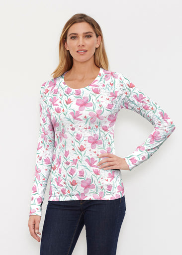 Azalea (8109) ~ Thermal Long Sleeve Crew Shirt