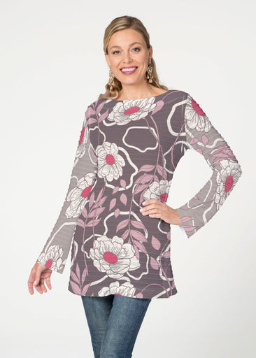 Clarisse (8125) ~ Banded Boatneck Tunic