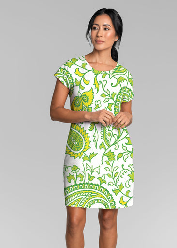 Serena Lime (8186) ~ Lucy Tee Dress