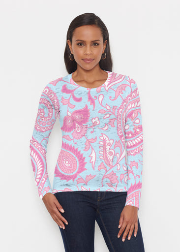 Serena Pink (8187) ~ Signature Long Sleeve Crew Shirt