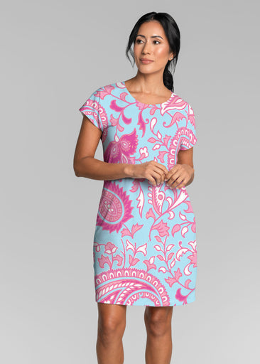 Serena Pink (8187) ~ Lucy Tee Dress