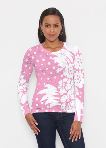 Carlotta Pink (8194) ~ Signature Long Sleeve Crew Shirt