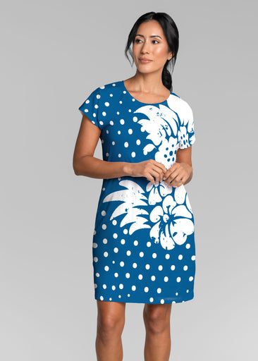 Carlotta Blue (8196) ~ Lucy Tee Dress