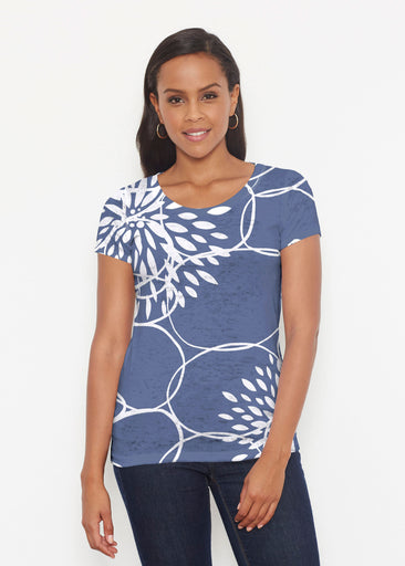 Reflection Navy (11040) ~ Signature Short Sleeve Scoop Shirt