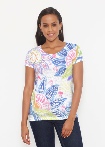 Summertime (13421) ~ Signature Short Sleeve Scoop Shirt