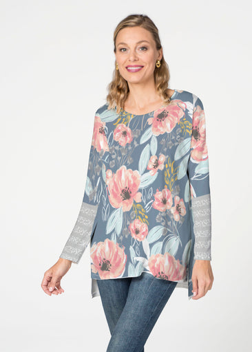 Blossoming Blooms (16226) ~ Slouchy Butterknit Top