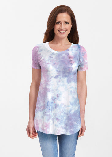 Boho Ice (16230) ~ Short Sleeve Butterknit tunic