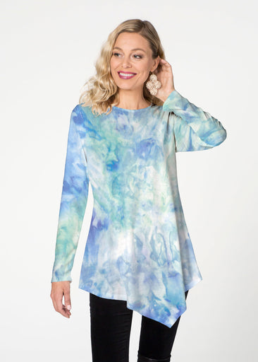 Francesca (16249) ~ Asymmetrical French Terry Tunic