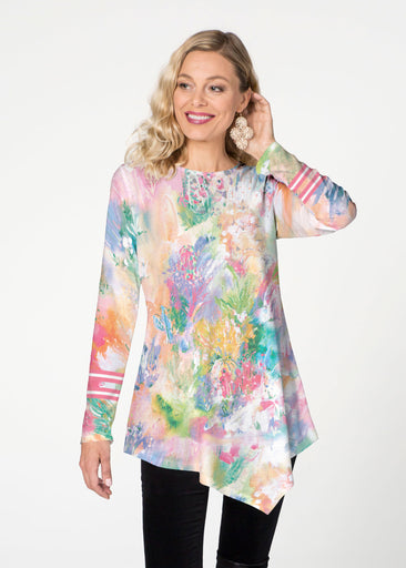 Cool Desert Vibes (17232) ~ Asymmetrical French Terry Tunic