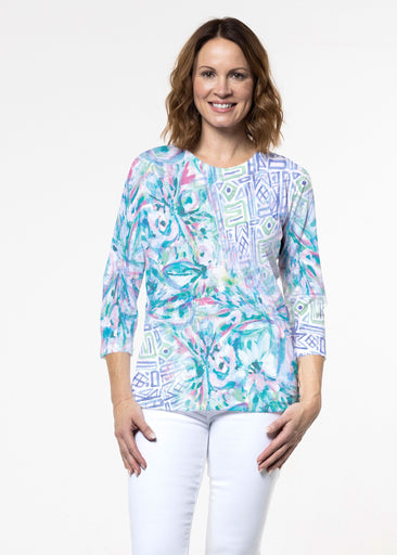 Lilly (17234) ~ Signature 3/4 Sleeve Crew Neck Top
