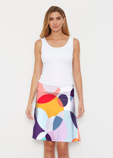 Marble Chevron (25065) ~ Silky Brenda Skirt 21 inch