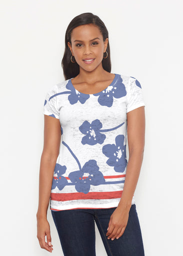 Pick Your Bloom (25067) ~ Signature Short Sleeve Scoop Shirt