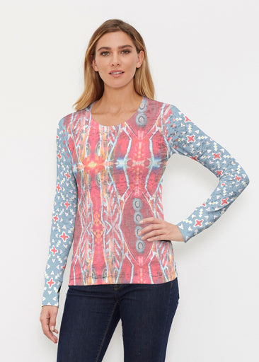 Sedona Sunset (2816) ~ Thermal Long Sleeve Crew Shirt