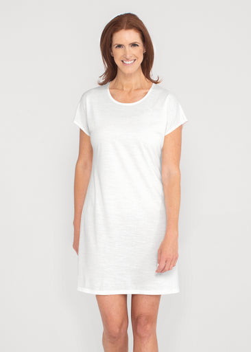 Natural White (5555) ~ Lucy Tee Dress