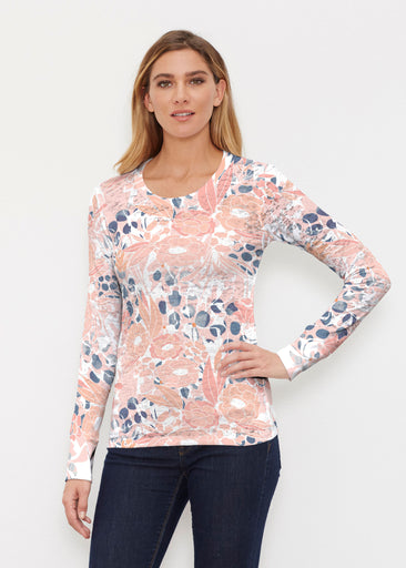 Daydream Florals (7805) ~ Thermal Long Sleeve Crew Shirt
