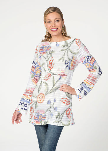 Patterns at Play (7806) ~ Banded Boatneck Tunic