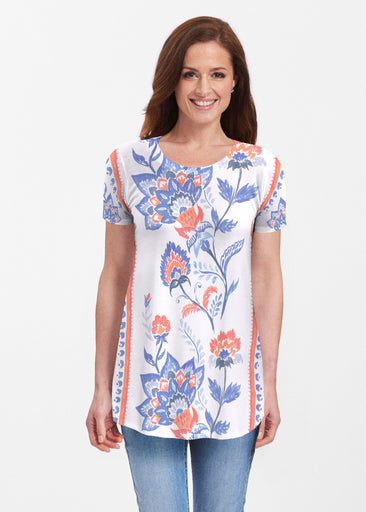 Bohemian Chintz (7847) ~ Butterknit Short Sleeve Tunic