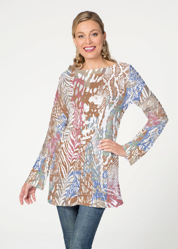 Jungle Warrior (7849) ~ Banded Boatneck Tunic