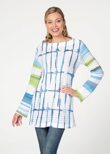 Knotted Stripe (7853) ~ Banded Boatneck Tunic