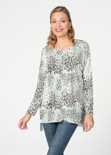 Painted Dots (8020) ~ Slouchy Butterknit Top