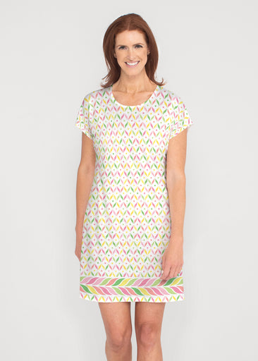 Tutti Fruitti (8036) ~ French Terry Short Sleeve Crew Dress