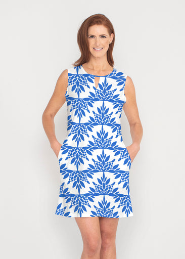 Eccentric (8043) ~ French Terry Keyhole Sleeveless Dress