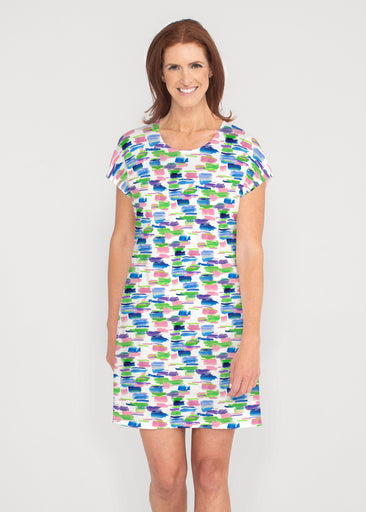 Pops of Bliss (8047) ~ Lucy Tee Dress