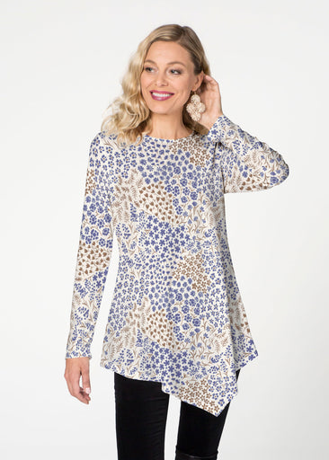 Annabelle Autumn (8058) ~ Asymmetrical French Terry Tunic