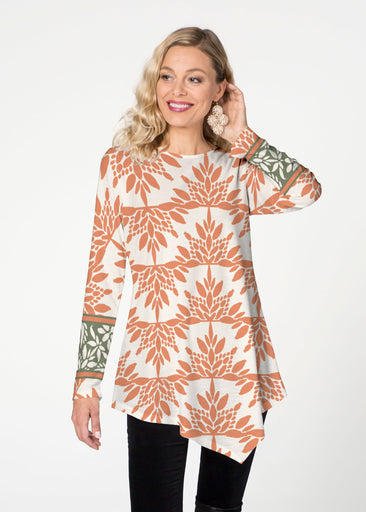 Eccentric Spice (8059) ~ Asymmetrical French Terry Tunic