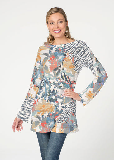 Maddy Sketch (8065) ~ Banded Boatneck Tunic
