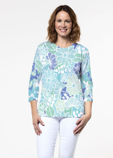 Hawaii Isles (13609) ~ Signature 3/4 Sleeve Crew Neck Top