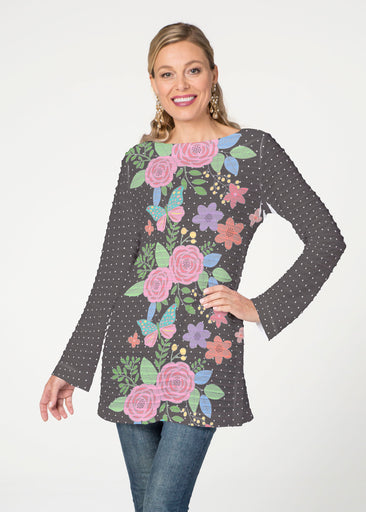 Rosalyn (14298) ~ Banded Boatneck Tunic