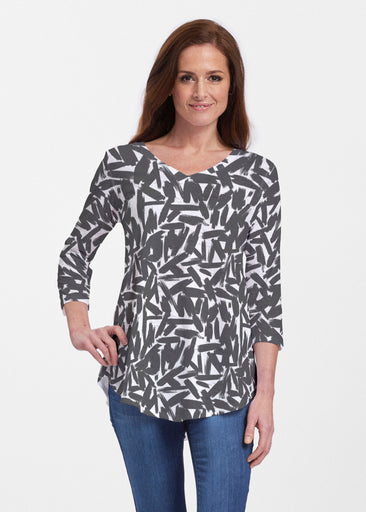 Pick Up Sticks (14300) ~ V-neck Flowy Tunic