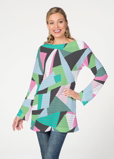 Gems (14314) ~ Banded Boatneck Tunic
