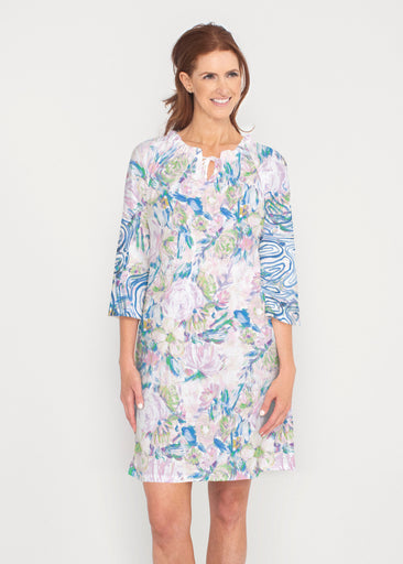 GiGi (17251) ~ Gathered Neck Bell Sleeve Dress