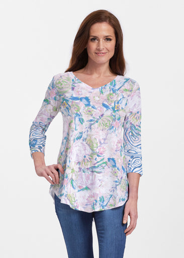 GiGi (17251) ~ V-neck Flowy Tunic