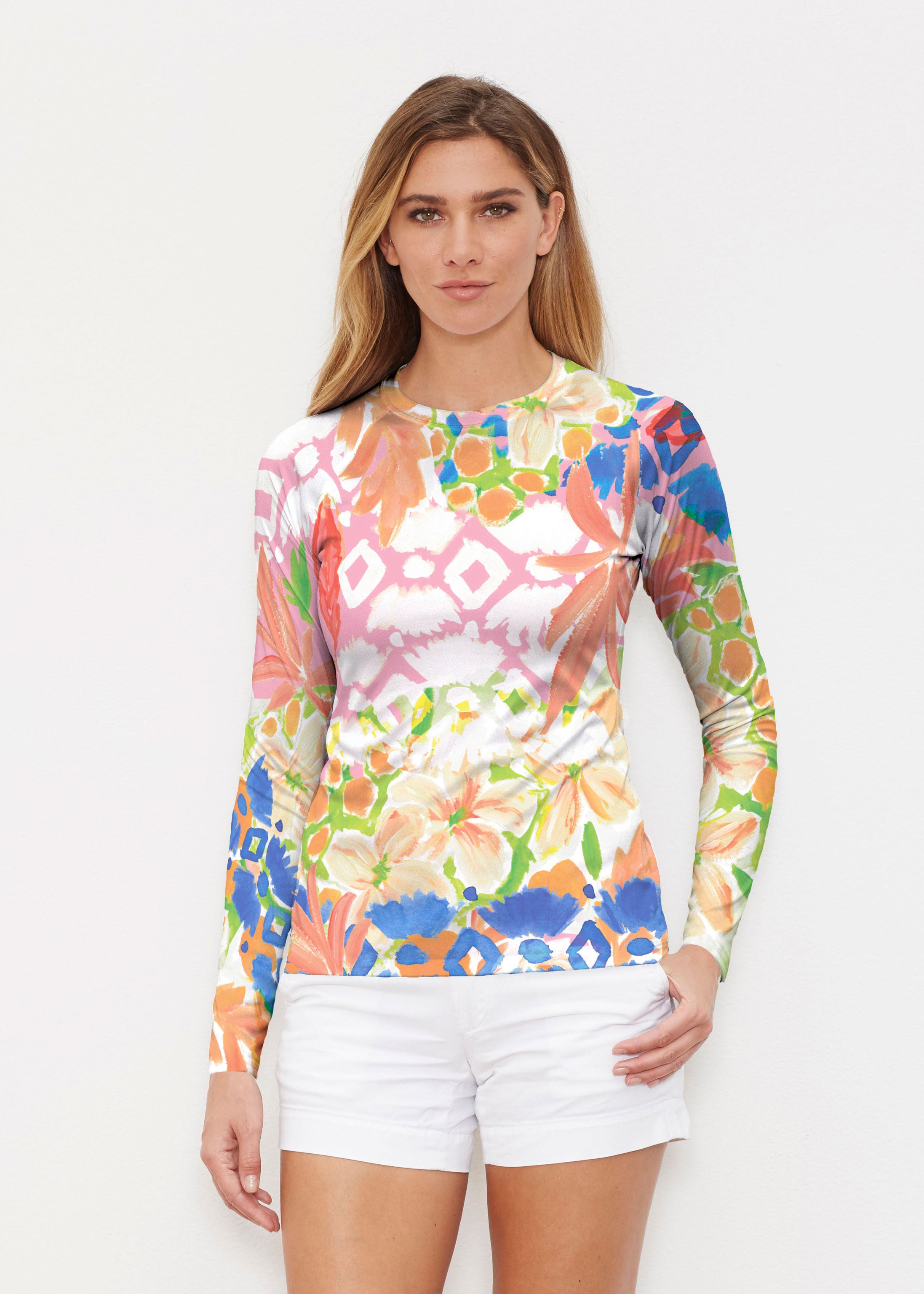 Bali (17254) ~ Long Sleeve Rash Guard – Whimsy Rose