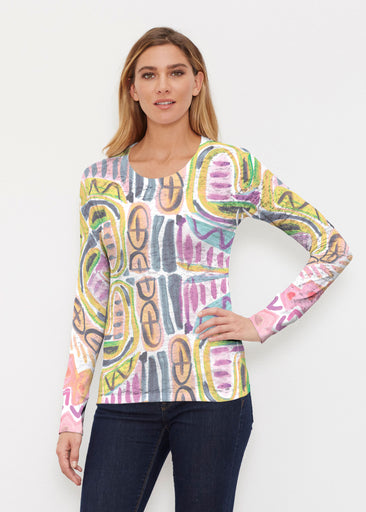 Musical Dance (17263) ~ Thermal Long Sleeve Crew Shirt