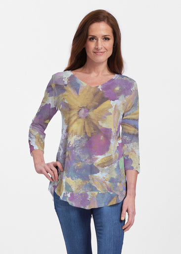 Maya (17266) ~ V-neck Flowy Tunic
